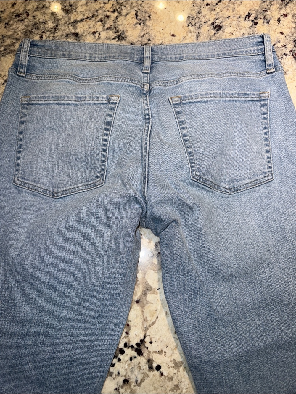 Frame Light Blue Slim Straight Jeans - Picture 7 of 11